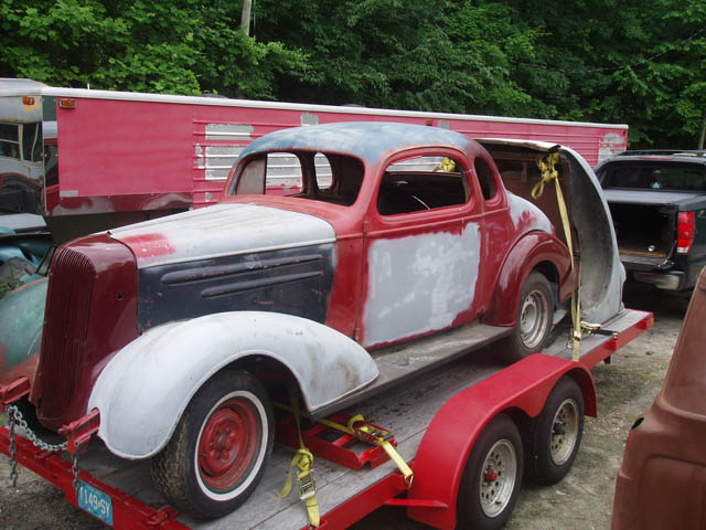 1936 Chevy Coupe that was last on the road in North Carolina in 1968